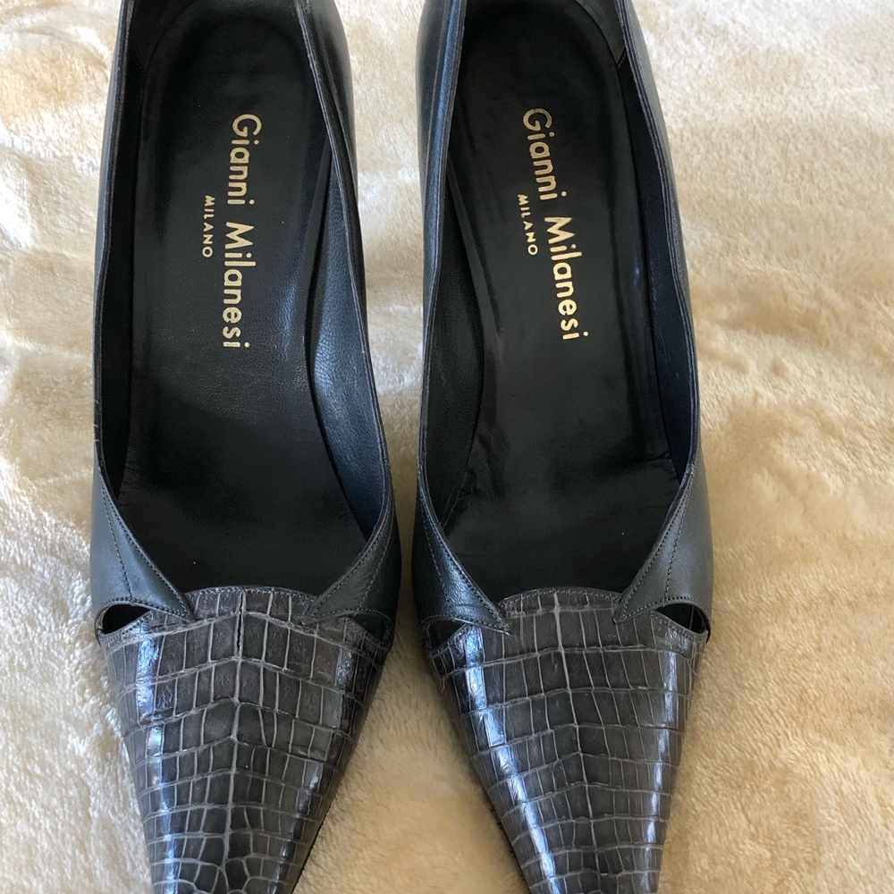 Gianni Milanesi leather & Crocodile